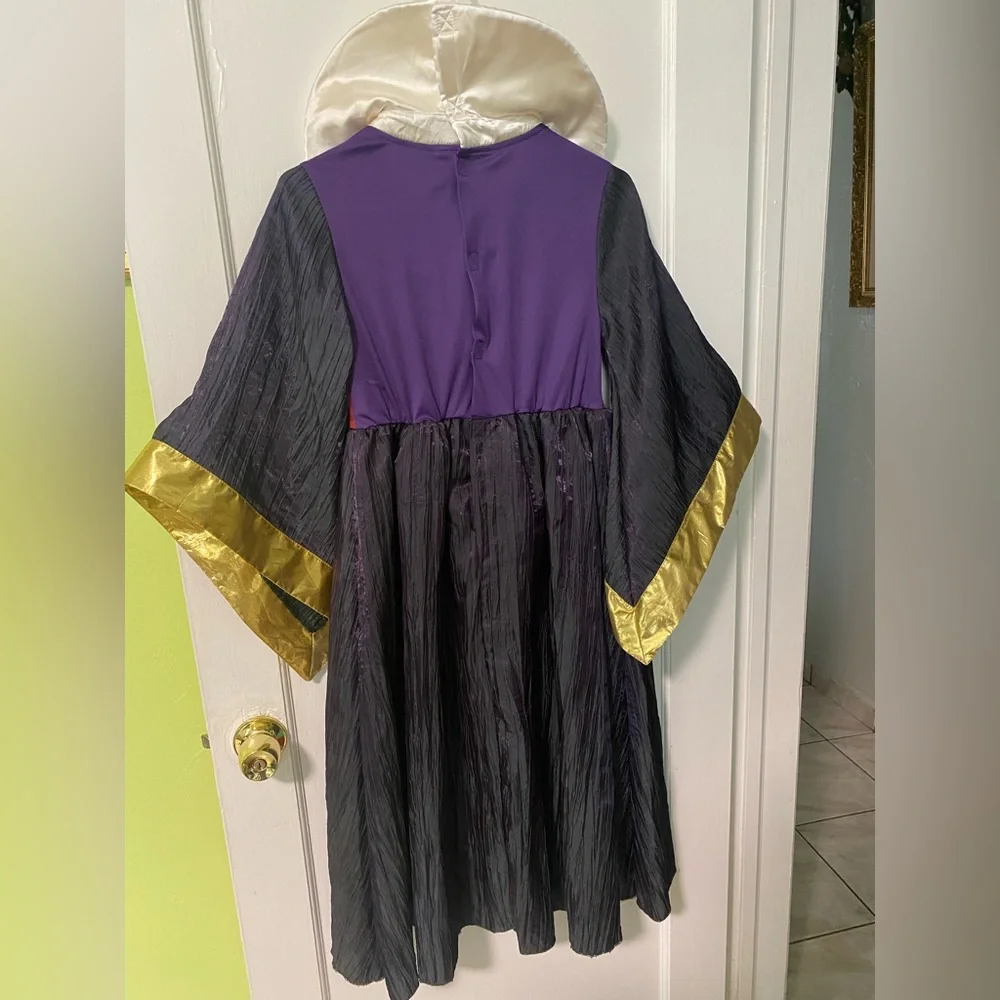 Disney Store Evil Queen Costume Gown Snow White Villain Size Kids 9/10